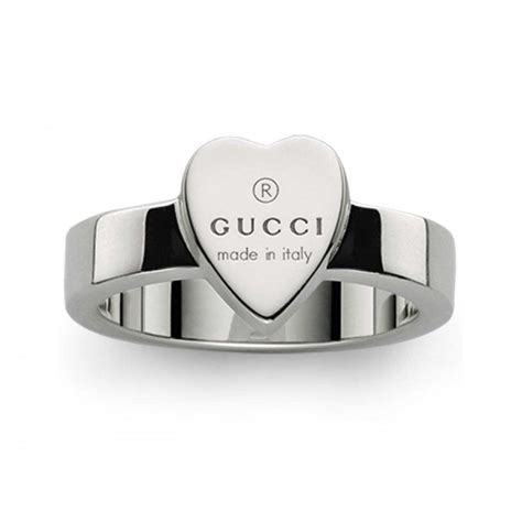 gucci ring tradesy|Gucci heart bracelet with trademark.